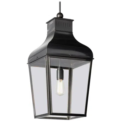 Pre-owned Tekna Montrose Pendant-c Pendant Light With Dark Bronze Finish And Clear Glass In Gold