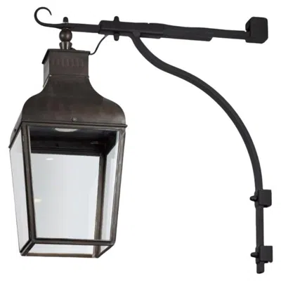 Pre-owned Tekna Montrose Wall Large - Led Dark Bronze Clear Glass In Gold