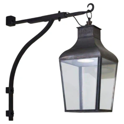Pre-owned Tekna Montrose Wall - Led Dark Bronze Clear Glass In Gold
