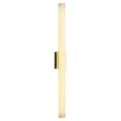 Pre-owned Tekna Phare Single Wall Lamp With Polished Brass Finish, Large In Orange