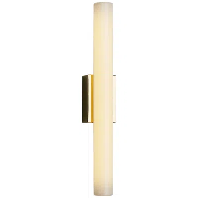 Pre-owned Tekna Phare Single Wall Lamp With Polished Brass Finish, Small In White