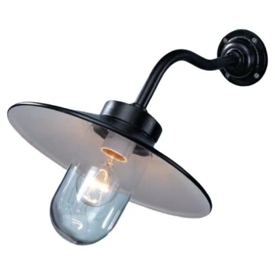 Pre-owned Tekna Quay 45° Wall Light With Copper Finish And Clear Glass In Transparent