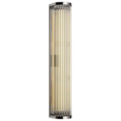 Pre-owned Tekna Stockles Vertical Wall Light With Polished Chrome Finish In Sand