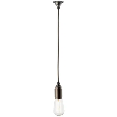 Pre-owned Tekna Thorn Pete Grip-c Pendant Light With Dark Bronze Finish And Ceiling Plate In Transparent