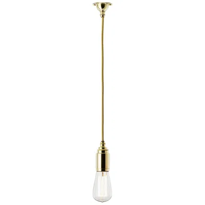 Pre-owned Tekna Thorn Pete Grip-c Pendant Light With Polished Brass Finish & Ceiling Plate In Sand