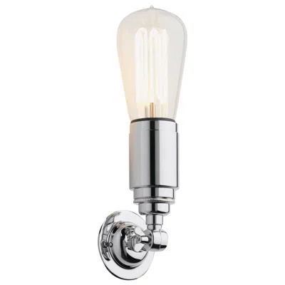 Pre-owned Tekna Thorn Pete-c Wall Light With Polished Chrome Finish In Transparent
