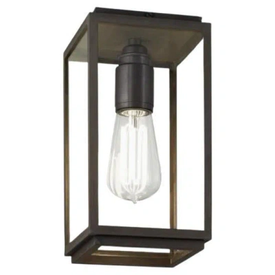 Pre-owned Tekna Village Sateen Brass Clear Glass In Black