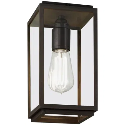 Pre-owned Tekna Village-c Ceiling Light With Dark Bronze Finish And Clear Glass In Black