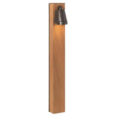 Pre-owned Tekna Wilford Wood 12v - Led Polished Brass - Afrormosia* In Brown