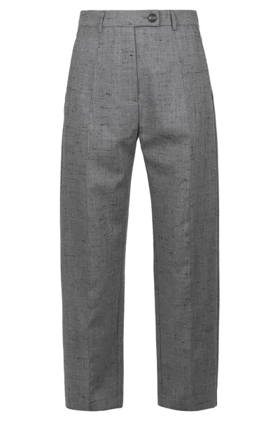 Tela - Trousers - 460448 - Grey In Gray