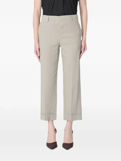 Tela Andrew Cropped Trousers In Neutral