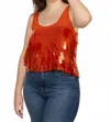 Tela Arika Top In Orange In Orange