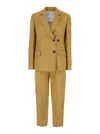 Tela Single-breasted Blazer With Side Button Closure In Miele In Beige