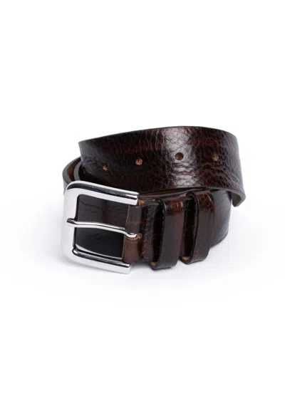Tela Belt Belt  With Silver Buckle In Brown