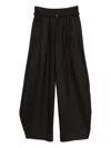 Tela Belted Trousers In Black
