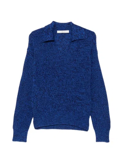 Tela Beni Chunky-knit Sweater In Blue