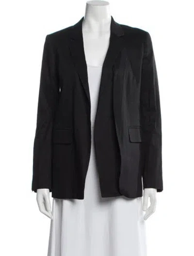 Pre-owned Tela Blazer In Black