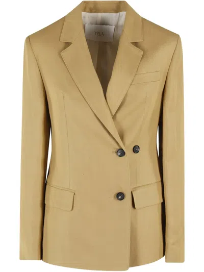 TELA BUTTON-DOWN BLAZER