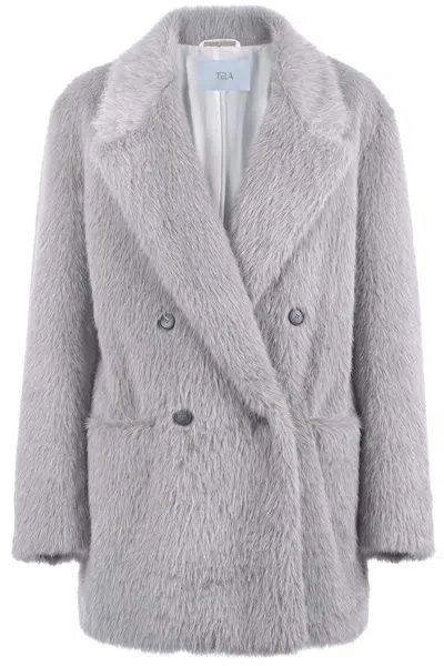 Tela - Coat - 480109 - Tortora
