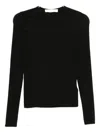 Tela Crew-neck T-shirt In Black