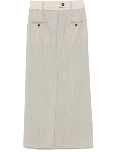 Tela Dana Midi Skirt In Multicolor