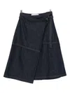 Tela Denim A-line Skirt In Blue