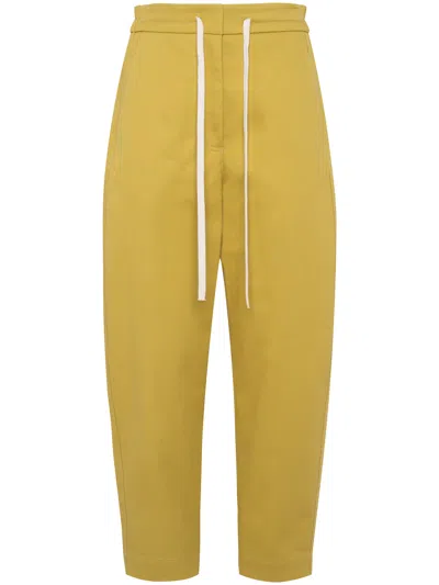 Tela Drawstring Trousers In Yellow
