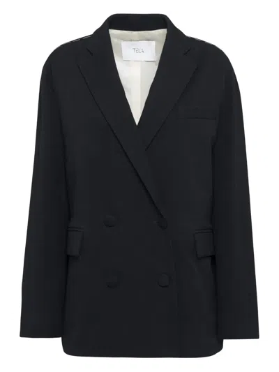 TELA DOUBLE-BREASTED JACKET