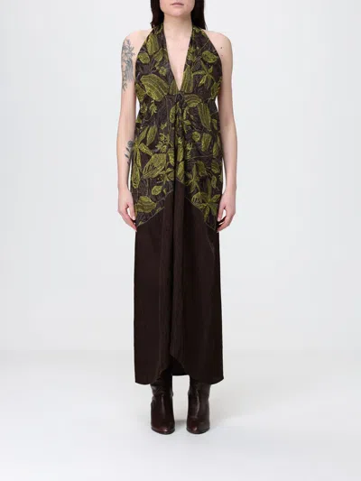 Tela Dress  Woman Color Brown In Multi