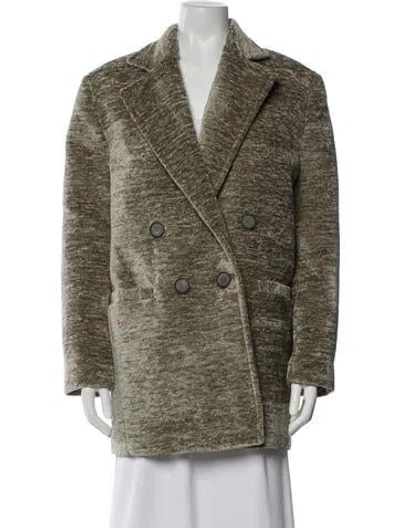 Pre-owned Tela Faux Fur Coat W/ Tags In Green