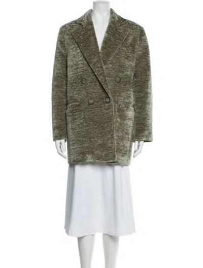 Pre-owned Tela Faux Fur Coat W/ Tags In Multi