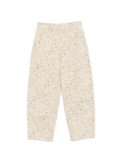 Tela Floral-print Belt-loop Trousers In Multi