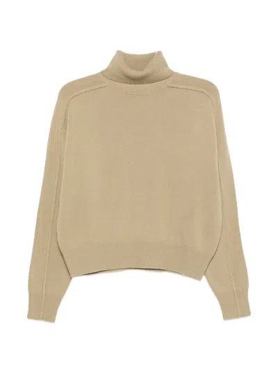 Tela Fumie Turtleneck Sweater In Neutral