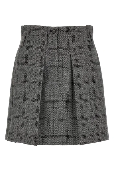 Tela 'gaby' Pleated Skirt In Gray