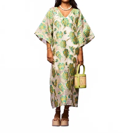 Tela Garden Party Maxi Dress In Green