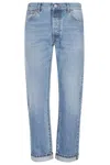 Tela Genova Davide Denim Scuro Cotone Lino In Blue