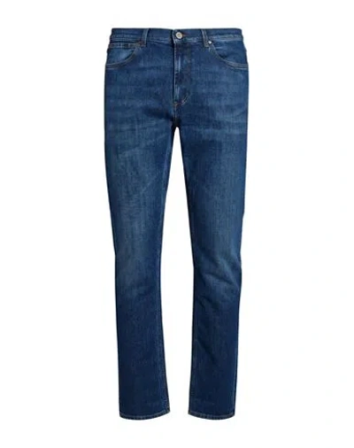 Tela Genova Man Jeans Blue Size 32 Cotton, Elastane