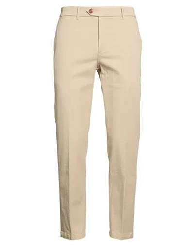 Tela Genova Man Pants Beige Size 33 Cotton, Elastane In Neutral