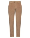 Tela Genova Man Pants Camel Size 36 Cotton In Beige