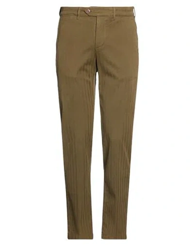 Tela Genova Man Pants Military Green Size 30 Cotton, Elastane