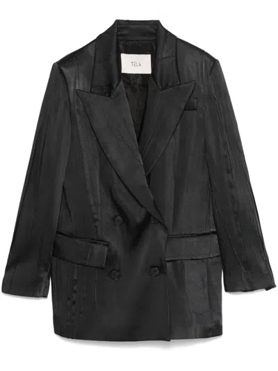 Tela Giuggiola Blazer In Black