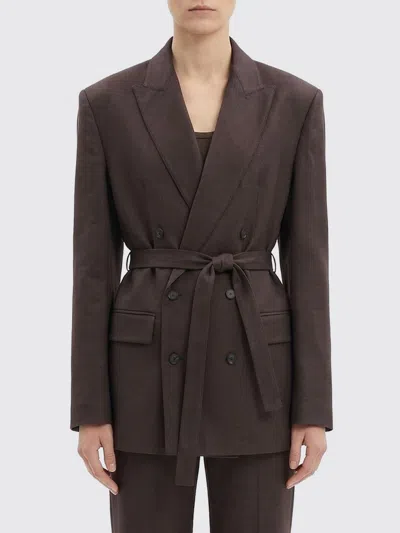 Tela ジャケット  レディース カラー ブラウン In Brown