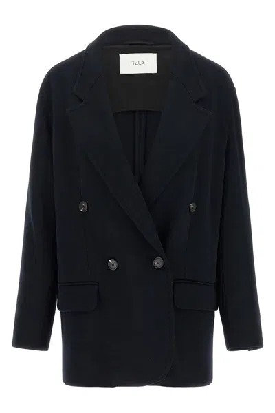 Tela "jula" Blazer In Blue