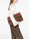 Tela Knot Detail Shoulder Bag In Brown