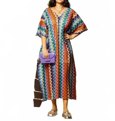 Tela Libson Lovers Midi Dress In Purple