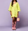 Tela Luxury Mercantile Short Dress In Limeade