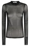Tela Maglia Melania Tulle In Black