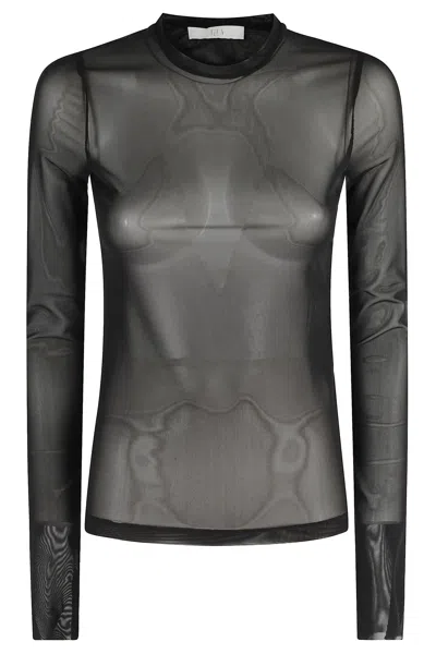Tela Maglia Melania Tulle In Black
