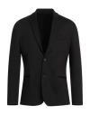 Tela-n° By Takeshy Kurosawa Man Blazer Black Size 42 Cotton, Polyamide, Elastane In Black