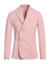 Tela-n° By Takeshy Kurosawa Man Blazer Pink Size 42 Polyester, Viscose, Elastane In Pink